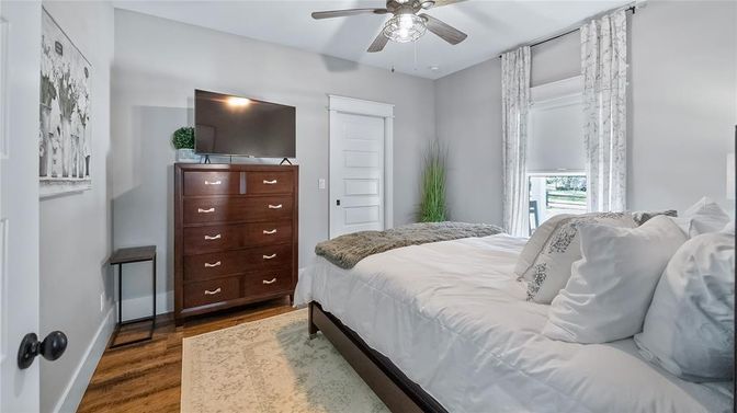 Bedroom, Interior, Wood Texture Flooring