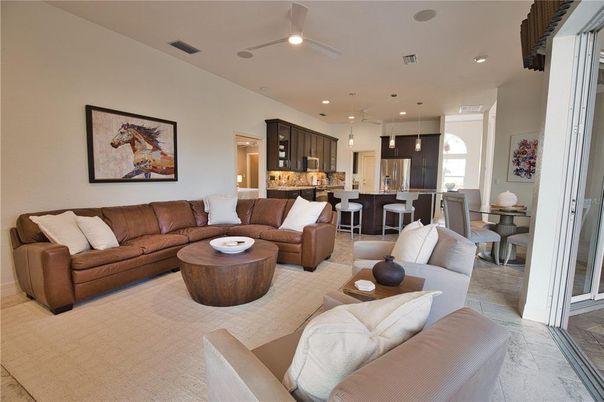 Dining room, Interior, Kitchen, Living room, Pendant Lights, Recessed Lighting