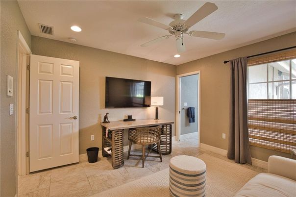 Home Office, Interior, Recessed Lighting