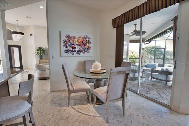 Dining room, Interior, Pendant Lights, Recessed Lighting