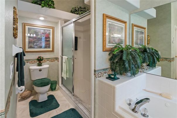 Bathroom, Glass Shower, Interior, Marble, Recessed Lighting