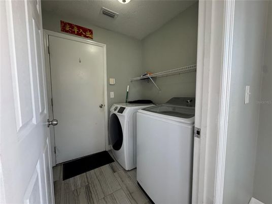 Interior, Utility Closets, Washer, Wood Texture Flooring