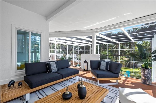 Glass Ceilings, Interior, Sun Room, Wood Texture Flooring