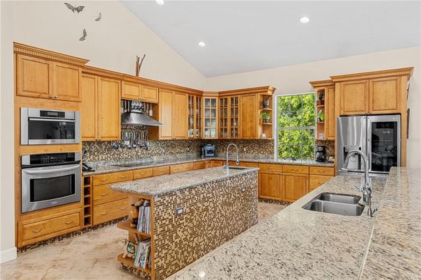 Interior, Kitchen, Recessed Lighting, Stainless Steel Appliances