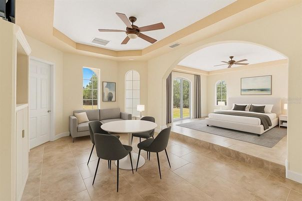 Bedroom, Dining room, Interior