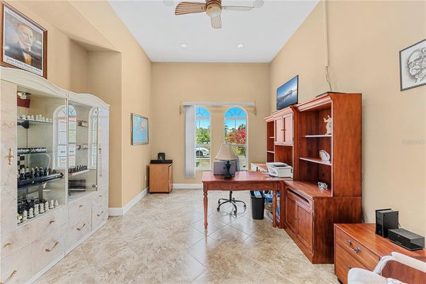 Home Office, Interior, Recessed Lighting