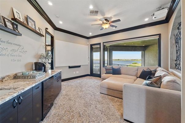 Interior, Living room, Recessed Lighting