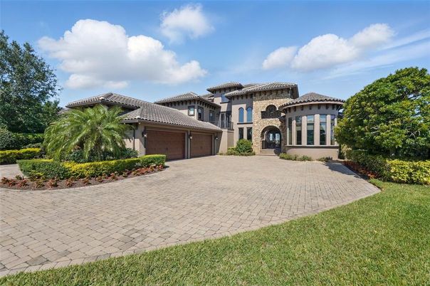 Attached, Backyard, Exterior, Facade, Mediterranean