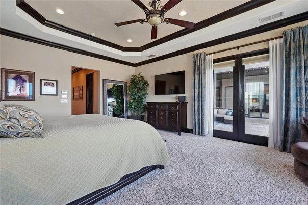 Bedroom, Interior, Recessed Lighting