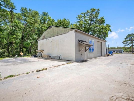 Backyard, Detached Garage, Exterior