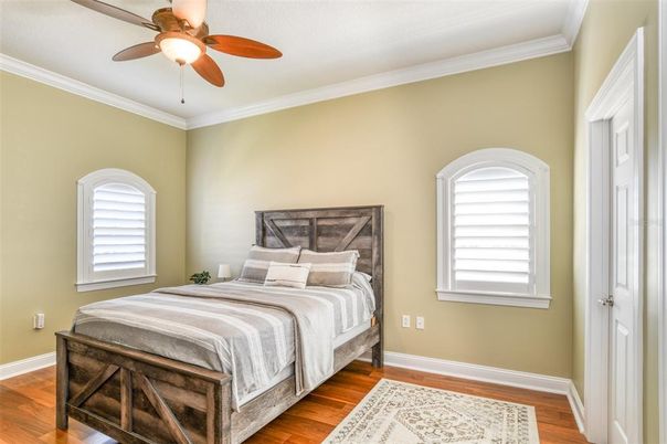 Bedroom, Interior, Wood Texture Flooring