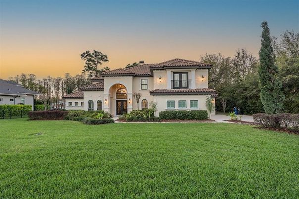 Backyard, Exterior, Facade, Mediterranean