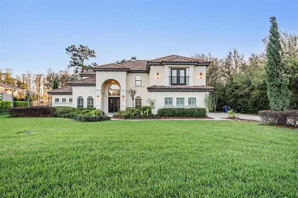 Backyard, Exterior, Facade, Mediterranean