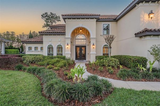 Backyard, Exterior, Facade, Mediterranean