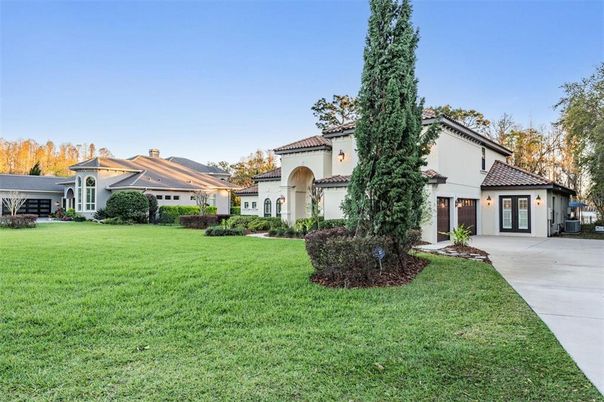 Backyard, Exterior, Facade, Spanish Mediterranean