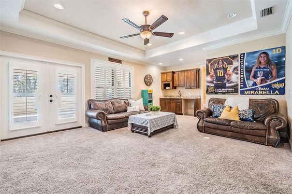 Interior, Living room, Recessed Lighting