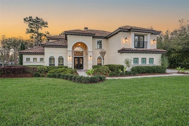 Backyard, Exterior, Facade, Mediterranean