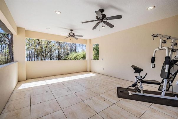 Fitness Equipment, Interior, Recessed Lighting
