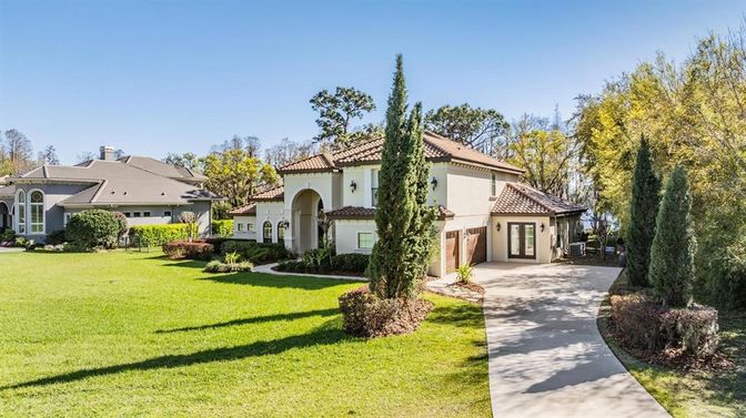 Backyard, Exterior, Facade, Mediterranean