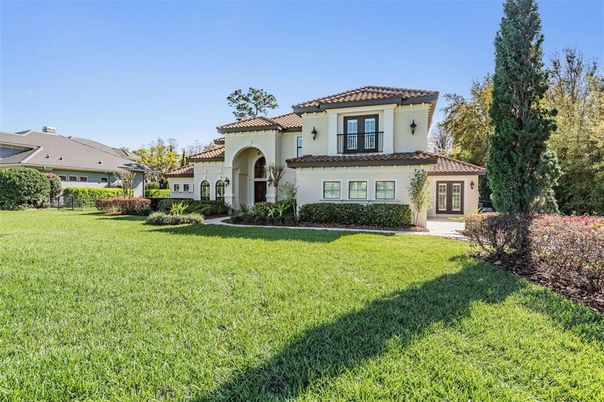 Backyard, Exterior, Facade, Mediterranean