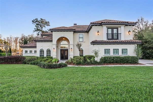 Backyard, Exterior, Facade, Mediterranean