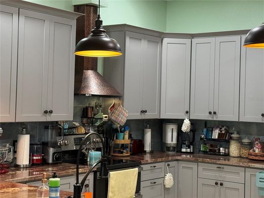 Interior, Kitchen, Pendant Lights