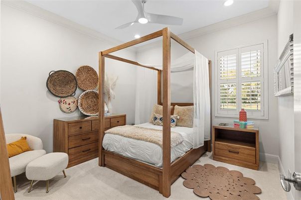 Bedroom, Interior, Recessed Lighting