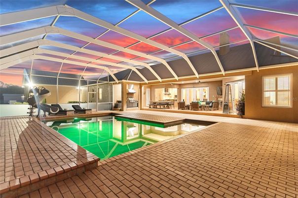 Glass Ceilings, Interior, Pool, Sun Room