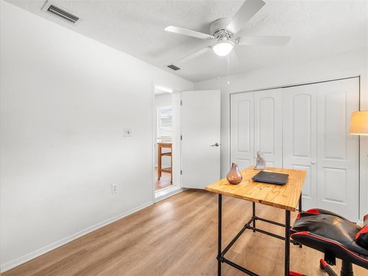 Home Office, Interior, Wood Texture Flooring