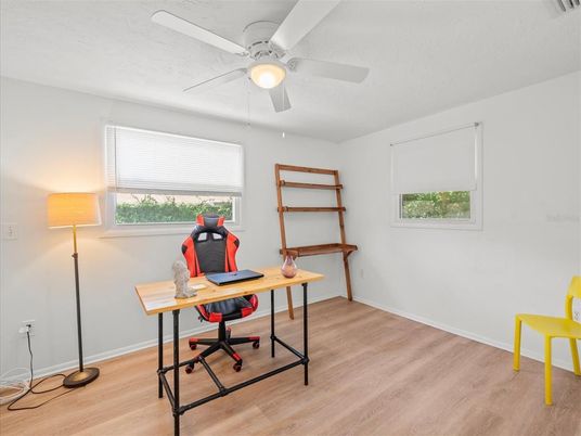 Home Office, Interior, Wood Texture Flooring