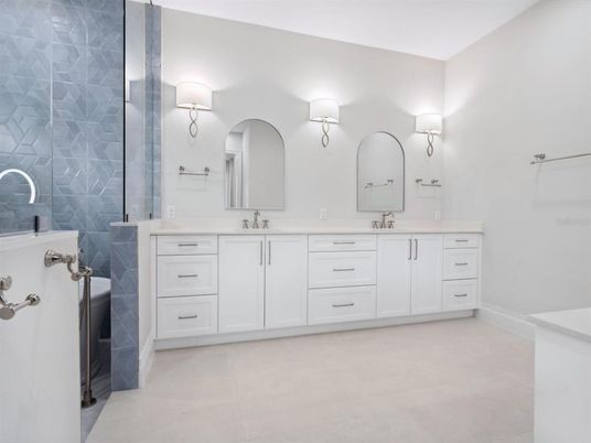 Bathroom, Dual Sink Vanities, Interior