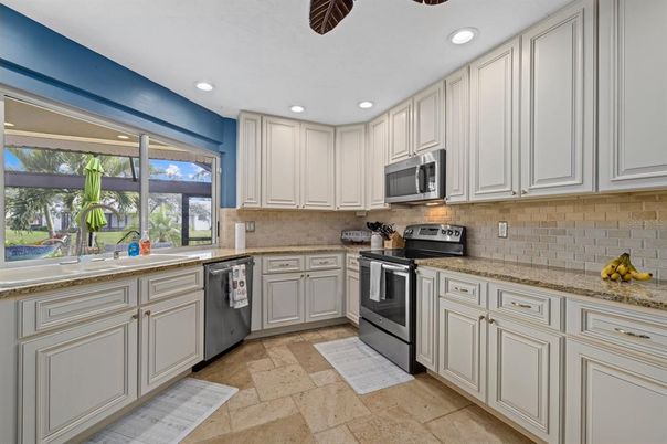 Interior, Kitchen, Recessed Lighting, Stainless Steel Appliances