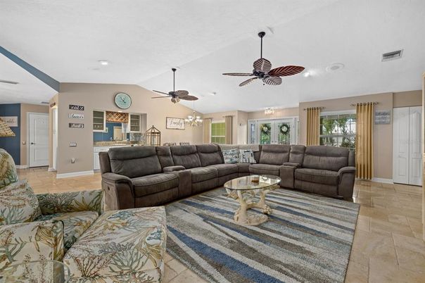 Interior, Living room, Recessed Lighting