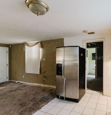 Empty room, Interior, Kitchen, Stainless Steel Appliances