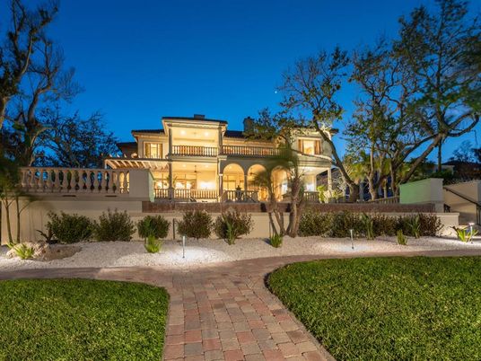 Backyard, Exterior, Facade, Mediterranean