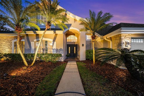 Attached, Exterior, Facade, Spanish Mediterranean