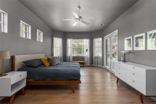 Bedroom, Interior, Wood Texture Flooring