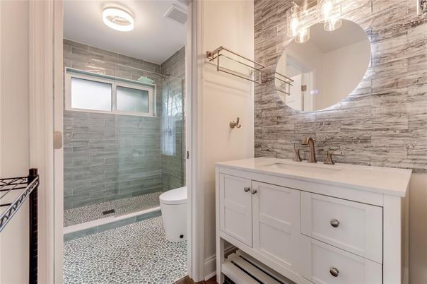 Bathroom, Glass Shower, Interior
