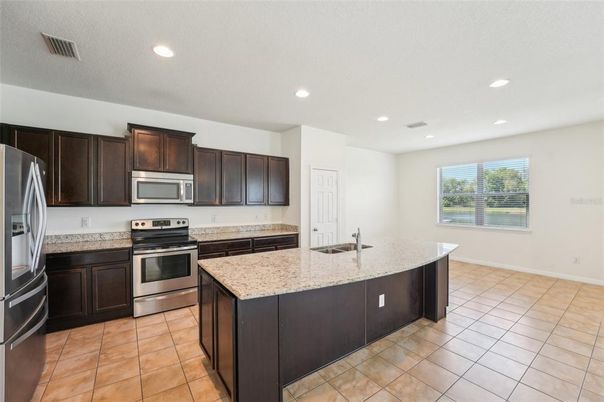 Interior, Kitchen, Recessed Lighting, Stainless Steel Appliances