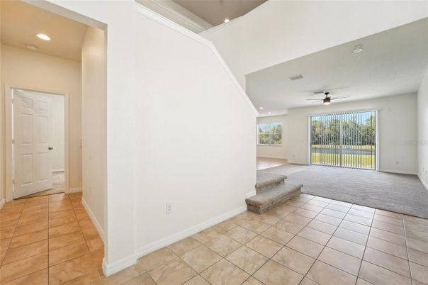 Empty room, Interior, Recessed Lighting