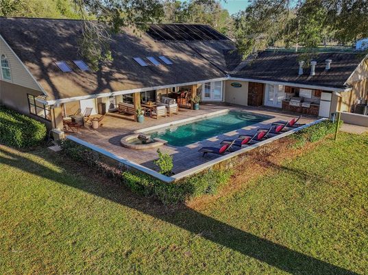 Backyard, Exterior, Pool, Solar Panels