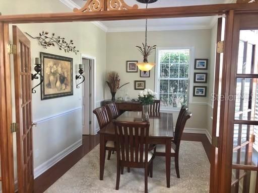 Dining room, Interior, Pendant Lights