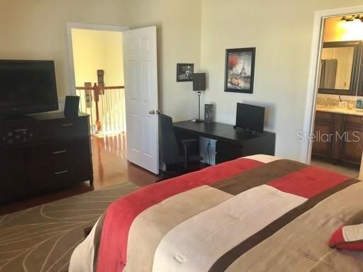 Bedroom, Home Office, Interior, Wood Texture Flooring