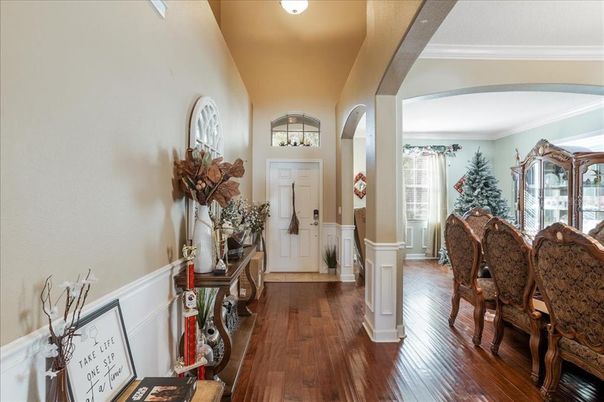 Dining room, Interior, Wood Texture Flooring