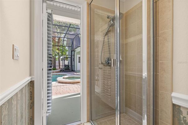 Bathroom, Glass Shower, Interior