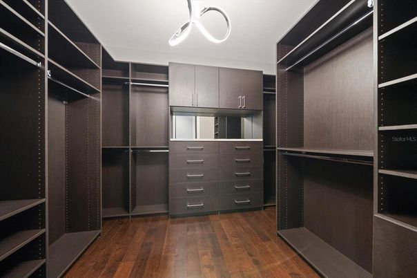 Interior, Pendant Lights, Walk-in Closets, Wood Texture Flooring