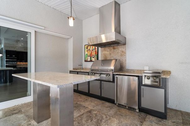 Interior, Kitchen, Pendant Lights, Stainless Steel Appliances
