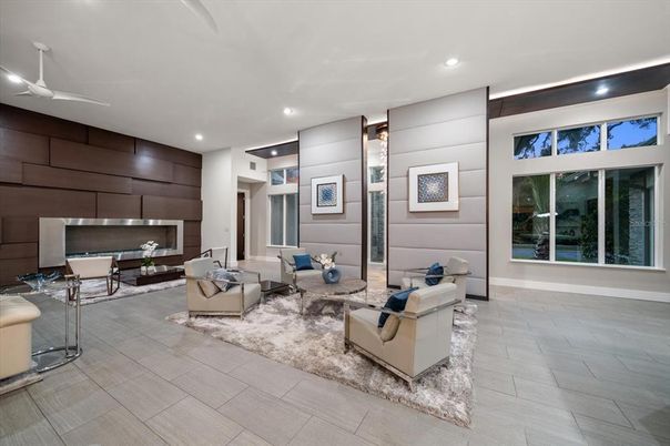 Dining room, Interior, Living room, Recessed Lighting