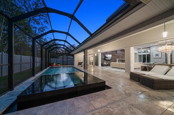Glass Ceilings, Interior, Pool, Sun Room