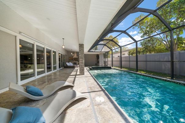 Glass Ceilings, Interior, Pendant Lights, Pool, Sun Room